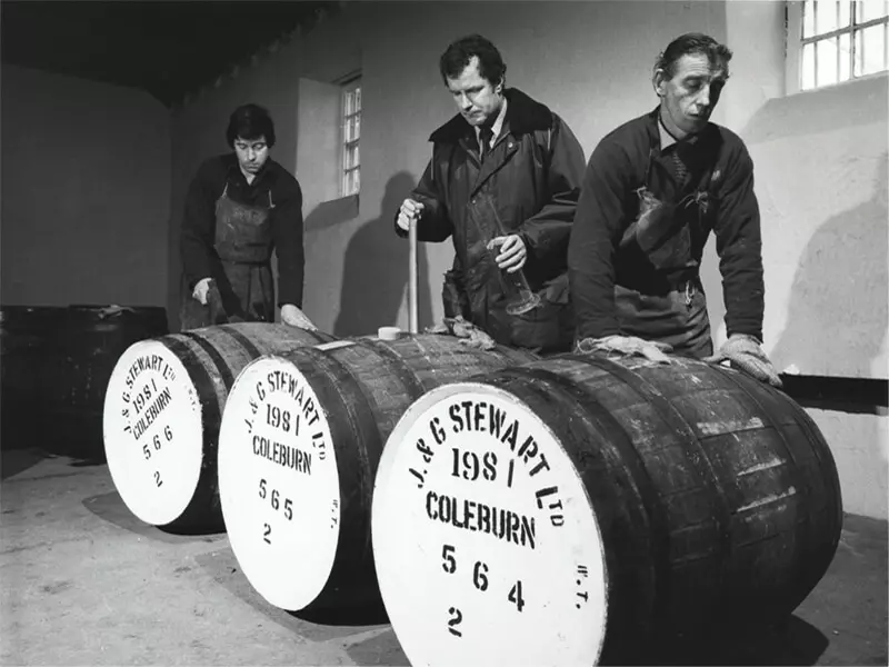 Art of Maturation - Men with barrels
